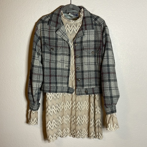 Free People Simone Lace Dress Size Small In Neutral Cream Tan - Picture 5 of 12